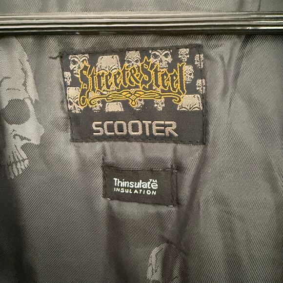 Street & Steel Scooter Leather Jacket - Size Large - Picture 4 of 15